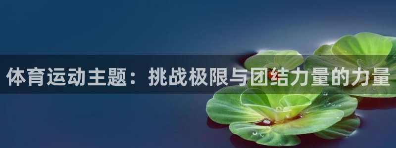 MK体育官网下载注册：体育运动主题：挑战极限与团结力量的力量